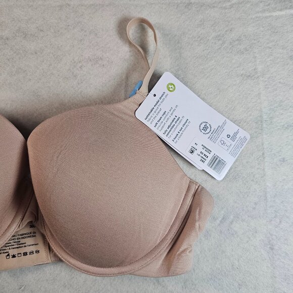 NEW Jockey Beige Underwire Bra – Classic Comfort & Everyday Support Size 36C - Picture 4 of 4